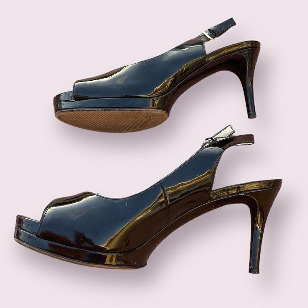 Nine West Black Heels Size 7 1/2